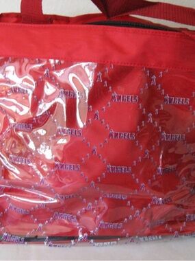 Los Angeles Angels Clear Red Tote Bag
